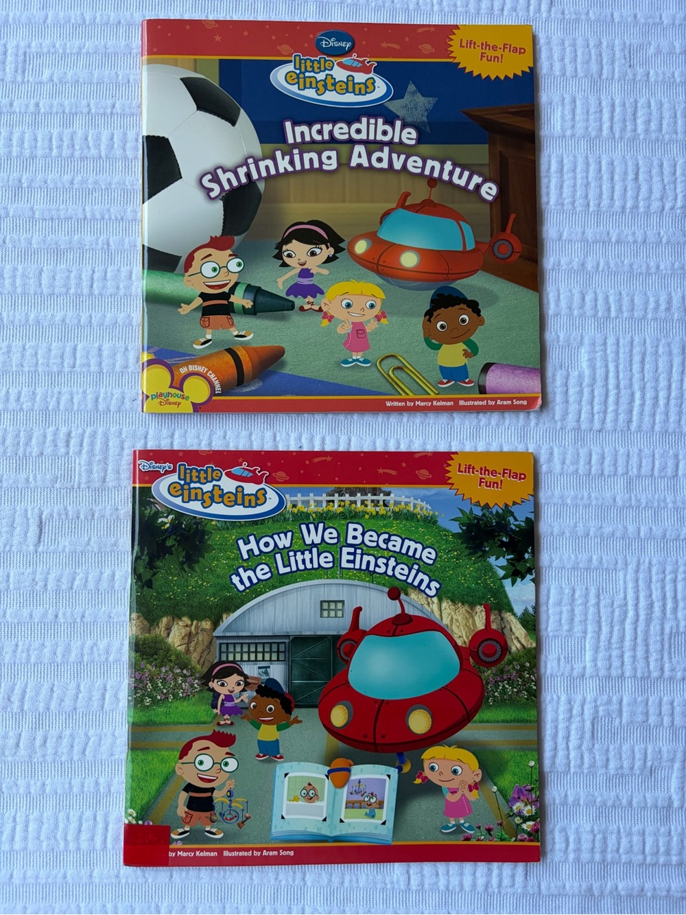 Y2K Disney’s Little Einsteins Lift-the-Flap Book Set of 2
